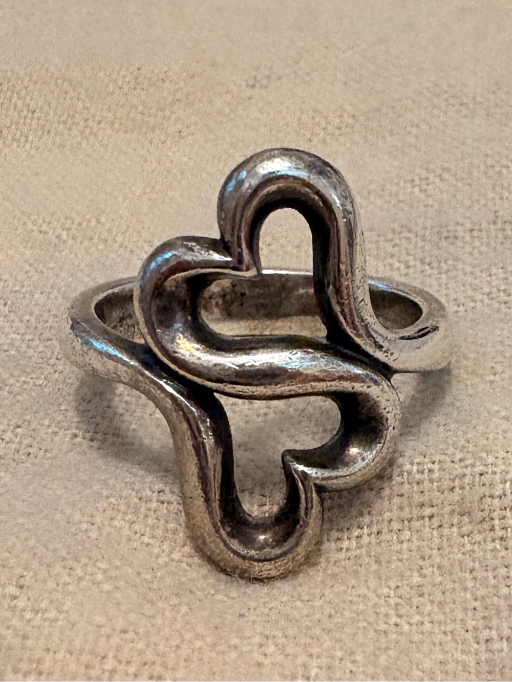 James Avery heart to heart ring